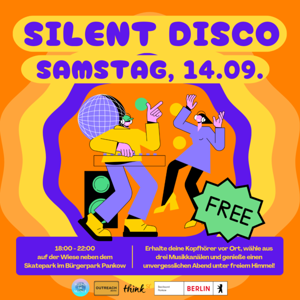 Silent Disco im Bürgerpark Pankow
