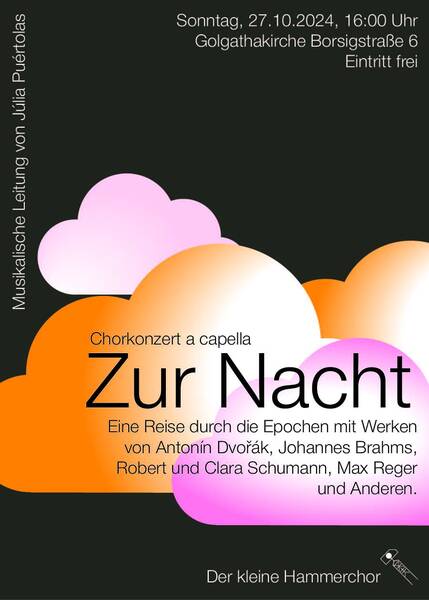 Zur Nacht - Chorkonzert a capella 