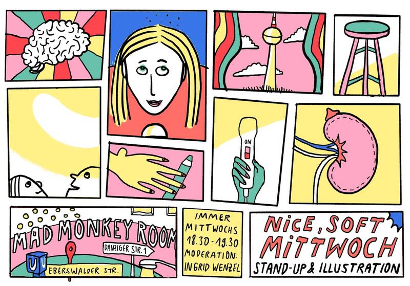 Nice Soft Mittwoch - Comics und Comedy im Prenzlauer Berg 2G+TEST