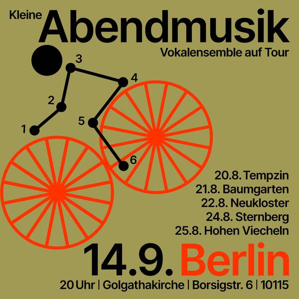 Chorkonzert: Abendmusik mit geistlichem und weltlichem Programm