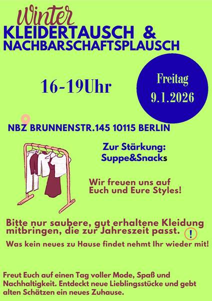 Kleidertausch & Nachbarschaftsplausch