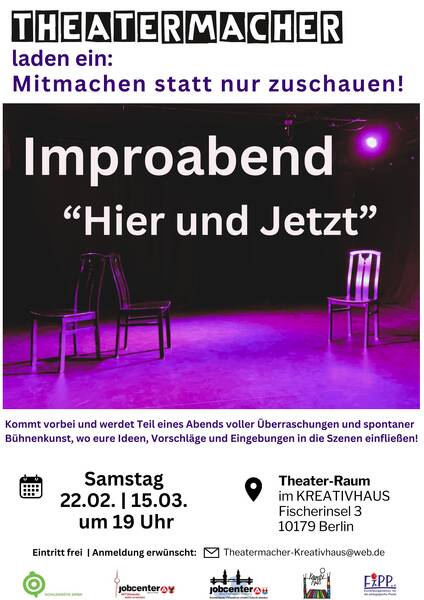 “Hier und Jetzt” – Der Improabend der Theatermacher
