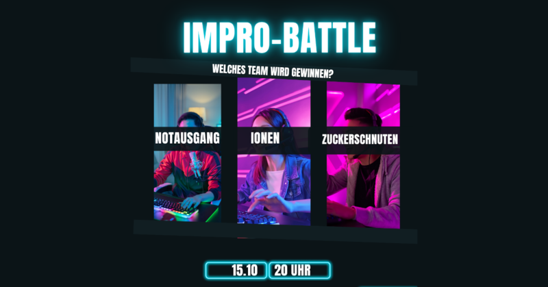 Impro-Battle IONen-Notausgang-Zuckerschnuten