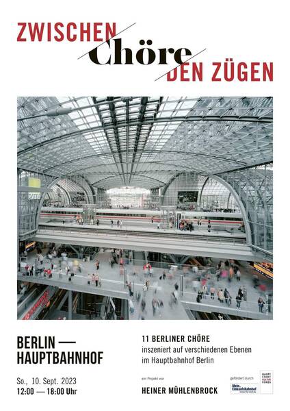 "Zwischen den Zügen" - Chorfest im ganzen Hauptbahnhof