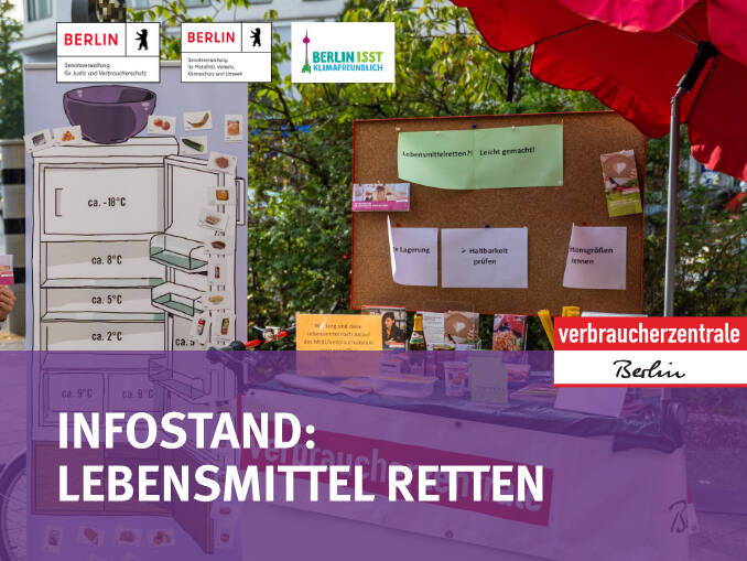Infostand: Lebensmittel retten