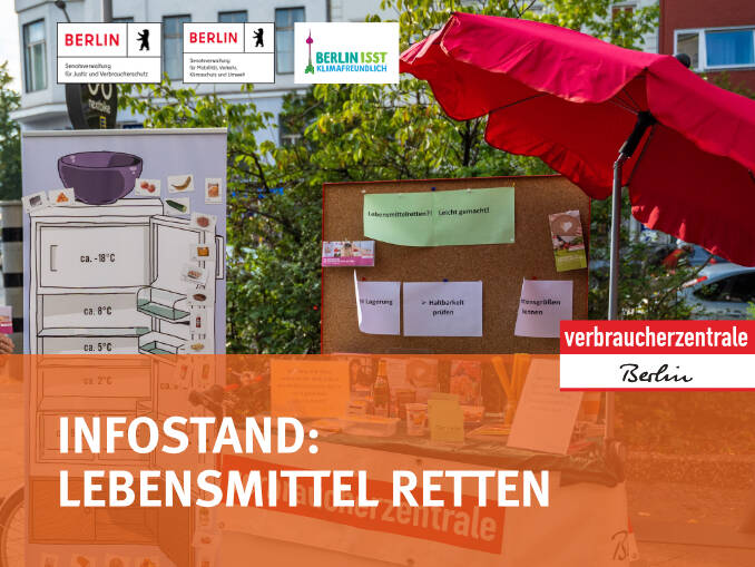  Infostand: Lebensmittelverschwendung? Nicht mit uns!