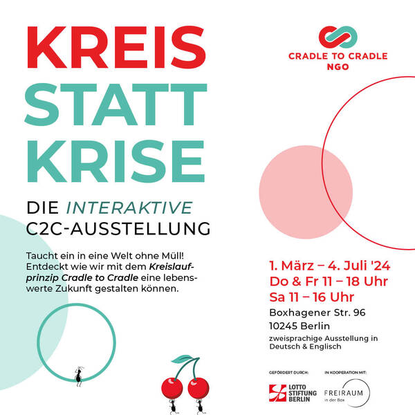 Kreis statt Krise – die interaktive C2C Ausstellung (bis 4.7.)