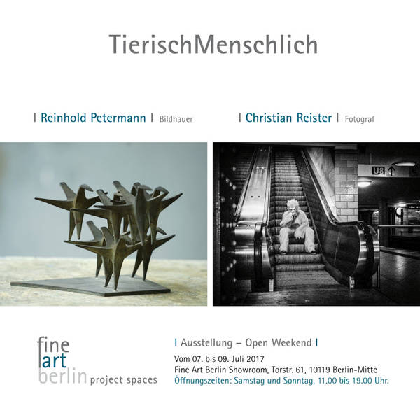 Reinhold Petermann & Christian Reister, TierischMenschlich – Plastiken & Fotografien