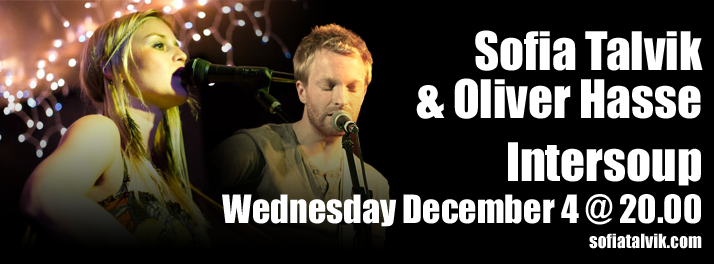 Konzert: Sofia Talvik & Oliver Hasse @ Intersoup