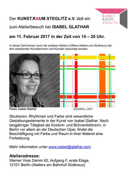 ATELIERBESUCH BEI ISABEL GLATHAR