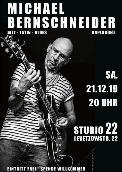 Jazz-Gitarrist Michael Bernschneider unplugged im STUDIO 22