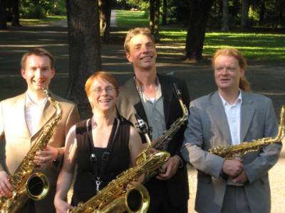 Jazz mit dem Saxophonquartett Quadrophon