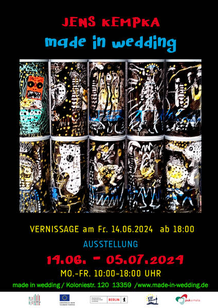 Vernissage: Jens Kempka - "made in wedding" - Malerei, Fotografie, Grafik, Objekte