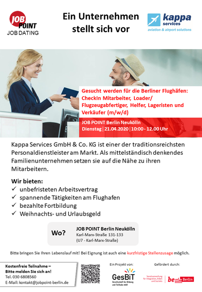 Job Dating mit Kappa