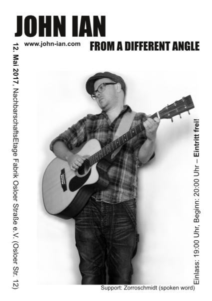 John Ian (Singer-Songwriter) live, Solo Acoustic