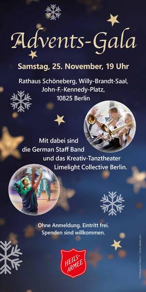 Advents-Gala der Heilsarmee