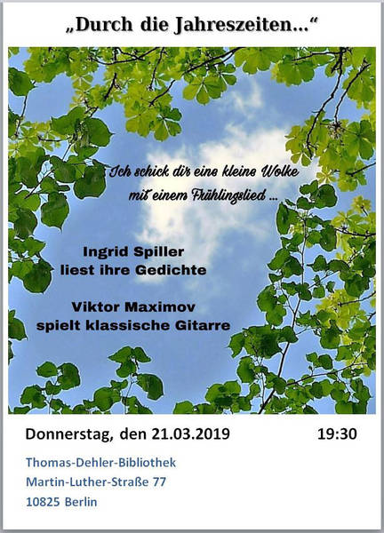 "Durch die Jahreszeiten...."    Gedichte