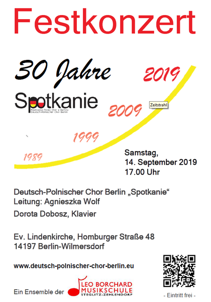Festkonzert 30 Jahre deutsch-polnischer Chor Berlin "Spotkanie"