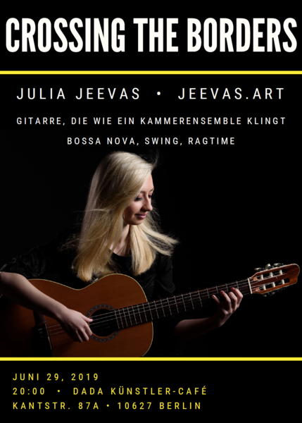 Julia Jeevas, Gitarre – Crossing the Borders