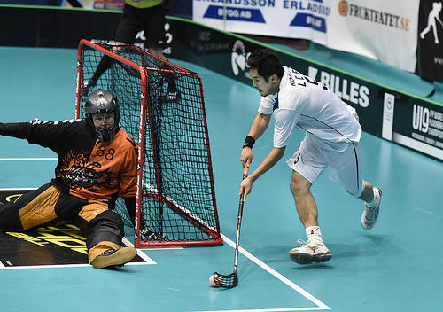 Eishockey + Hockey = FLOORBALL Deutschlandpokalspiel SSC Berlin VS Schenefeld