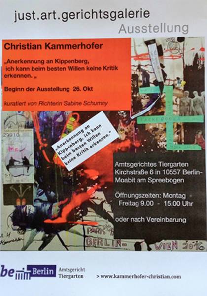 Ausstellung "Anerkennung an Kippenberger, ich kann beim besten Willen keine Kritik erkennen"