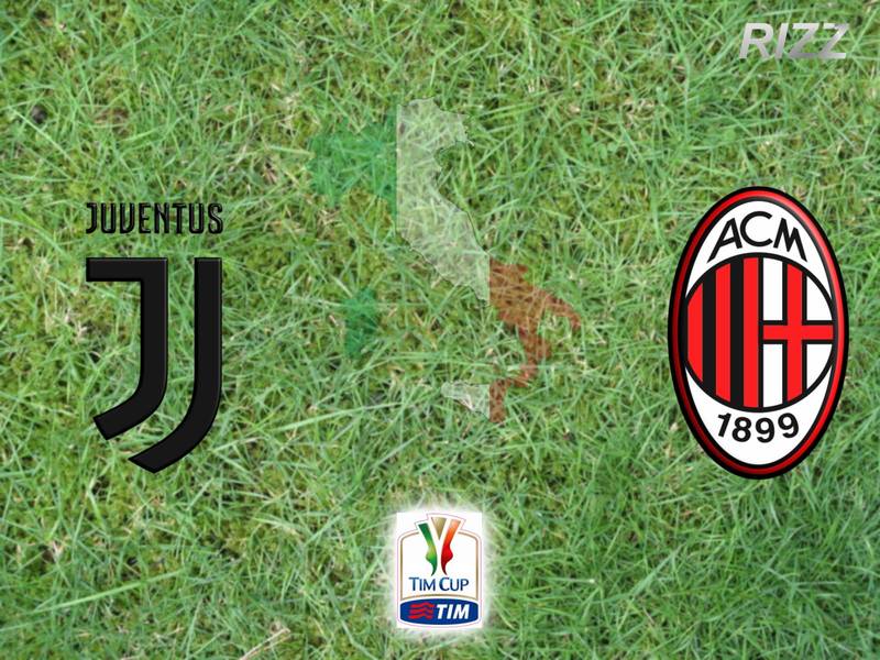 Juve vs Milan Copa Italia Final on big screen in Kreuzberg, Berlin