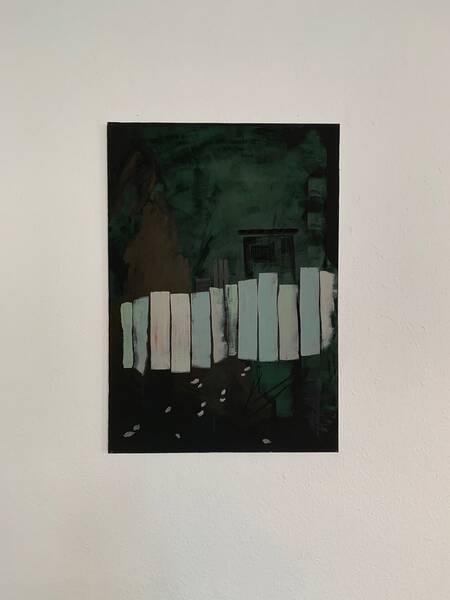 Ausstellung: UNSTRUT HAINICH - Malerei von Maria Koch, in der Galerie KungerKiez