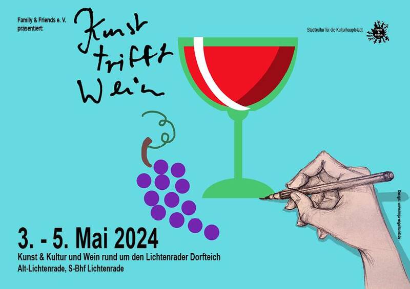 Kunst trifft Wein - rund um den Lichtenrader Dorfteich