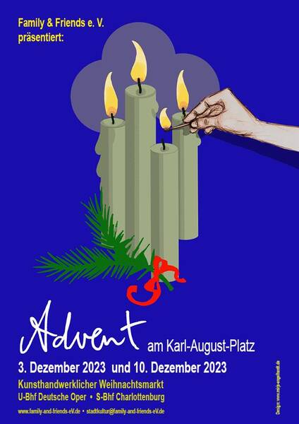 ADVENT am Karl-August-Platz - kunsthandwerklicher Weihnachtsmarkt