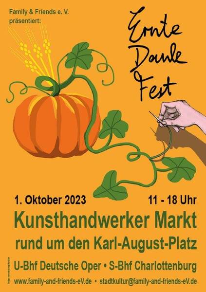 Erntedankfest - Kunsthandwerkermarkt rund um den Karl-August-Platz