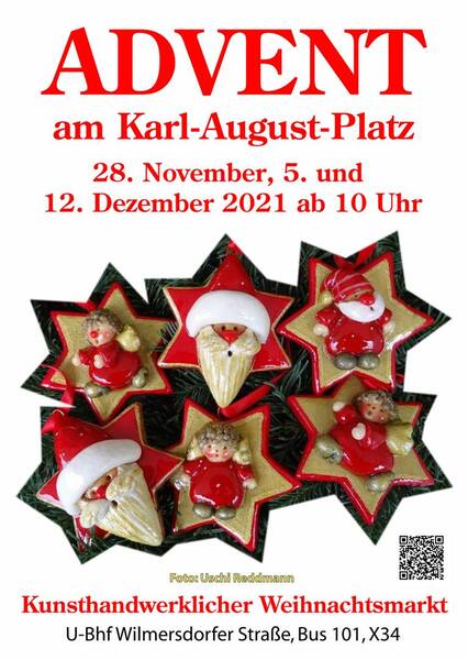 Advent am Karl-August-Platz - kunsthandwerklicher Weihnachtsmarkt