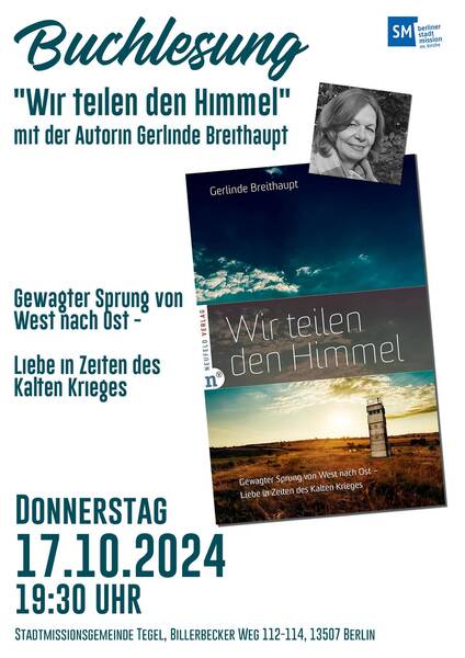 Buchlesung: "Wir teilen den Himmel" mit Autorin Gerlinde Breithaupt