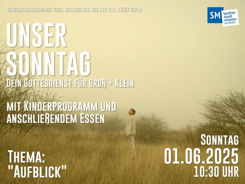 Unser Sonntag - Gottesdienst mit Buffet und Kinderprogramm
