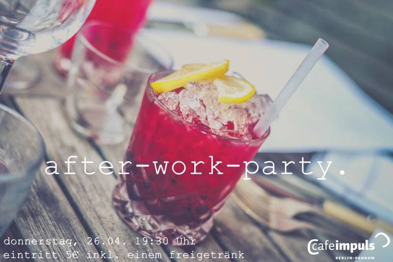 after-work-party. im cafeimpuls