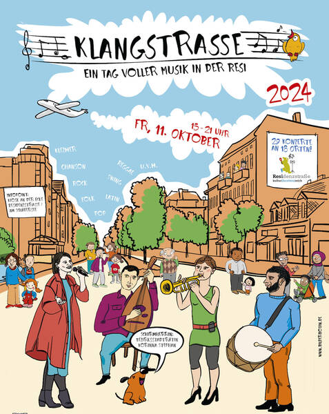 Klangstraße – Ein Tag voller Musik in der Resi (29 Konzerte)