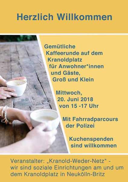 Kafferunde auf dem Kranoldplatz