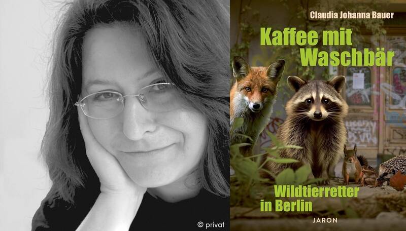 Lesung mit Claudia Johanna Bauer: "Kaffee mit Waschbär. Wildtierretter in Berlin."