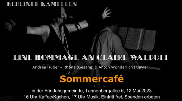 Hommage an Claire Waldoff
