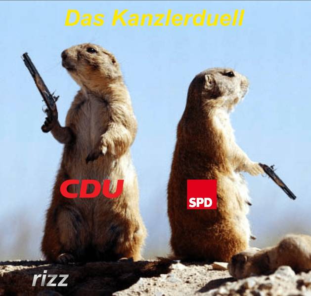 Kanzlerduell 2017 Polit Talk zur Bundestagswahl - Public Viewing in Berlin