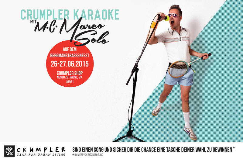 Crumpler Karaoke mit M.C. Marco Solo
