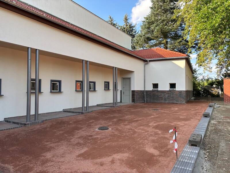 Einweihung des Kassenhäuschens am Wassersportmuseum Grünau
