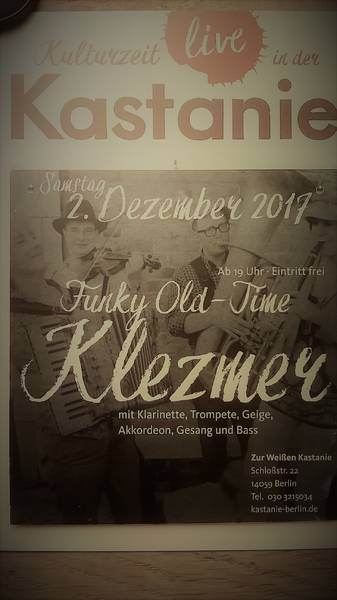 Funky Old-Time Klezmer  - Kulturzeit in der Kastanie