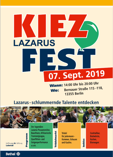 Kiezfest im Lazarus Haus