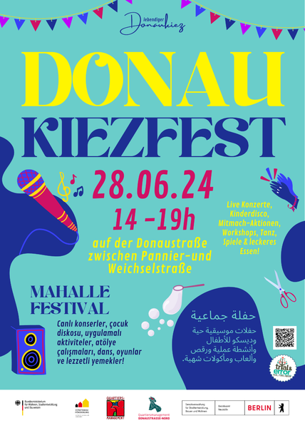 Kiezfest im Donaukiez / Neukölln