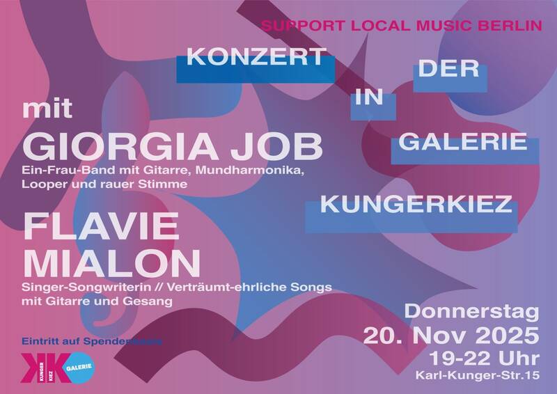 Kiezkonzert No. 6 // Flavie Mialon & Giorgia Job