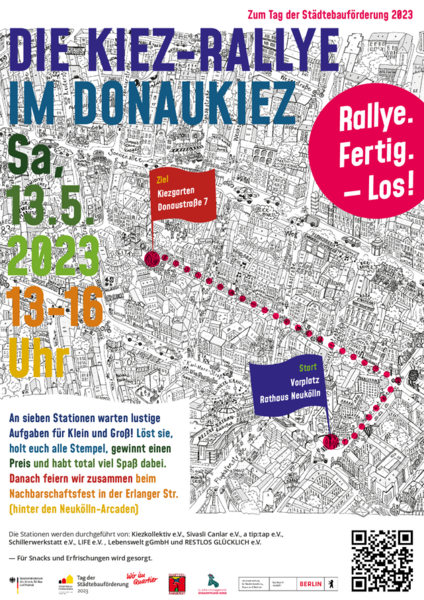 Kiez-Rallye im Donaukiez / Nord-Neukölln