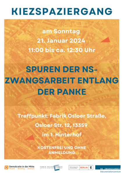 Kiezspaziergang "Spuren der NS-Zwangsarbeit entlang der Panke"