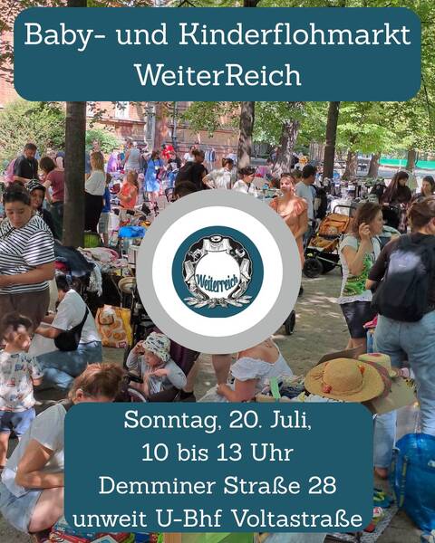 Babyflohmarkt und Kinderflohmarkt WeiterReich