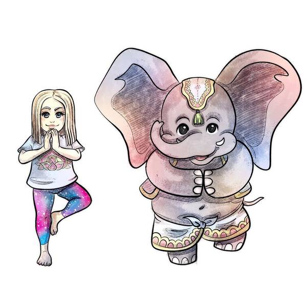 Kinderyoga mit Löwin Jana