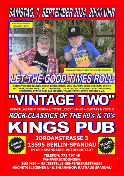 Vintage Two: Rock-Klassiker der 60er- & 70er-Jahre 